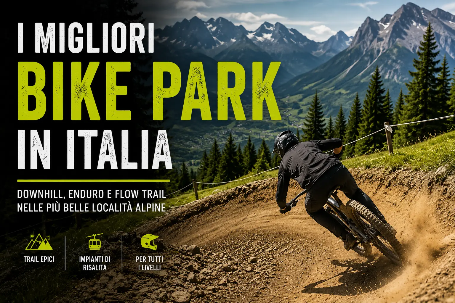 Migliori bike park in Italia, foto cover