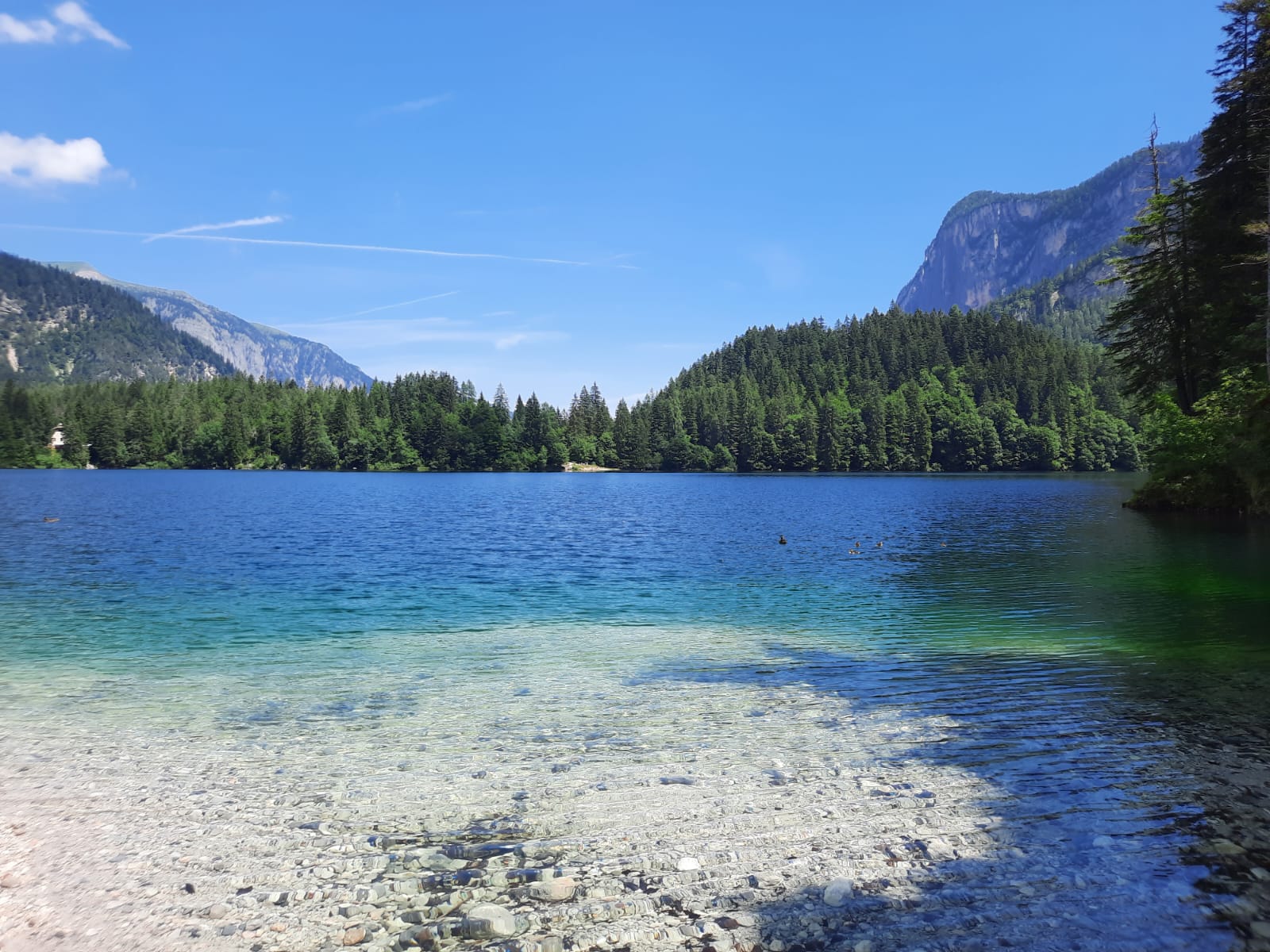 Lago di Tovel in estate