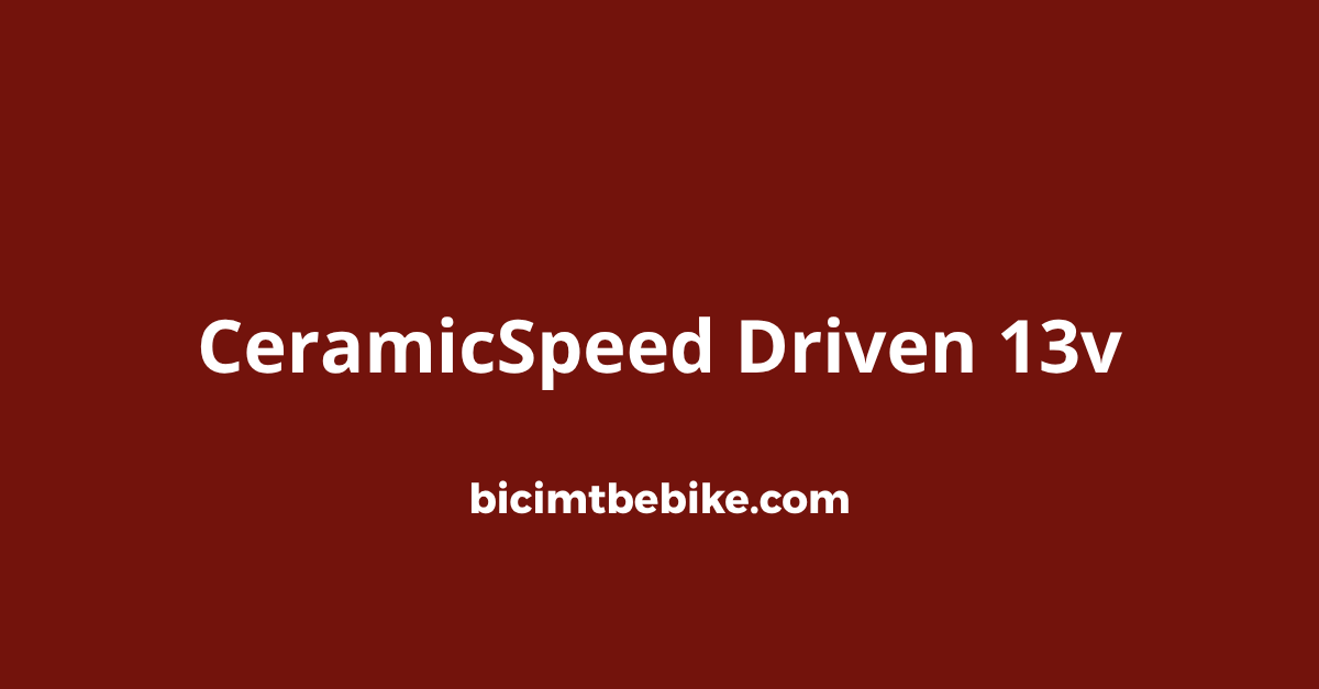 CeramicSpeed Driven a 13 v, cover