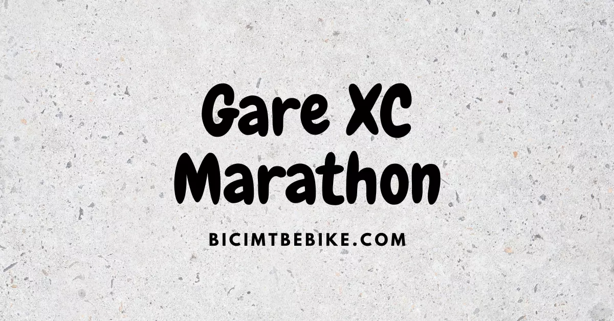 Gare XC Marathon, foto cover
