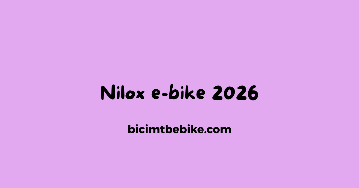 Nilox e-bike 2026, immagine di copertina