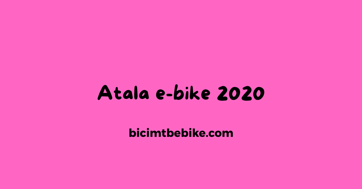 Atala e-bike 2020 cover