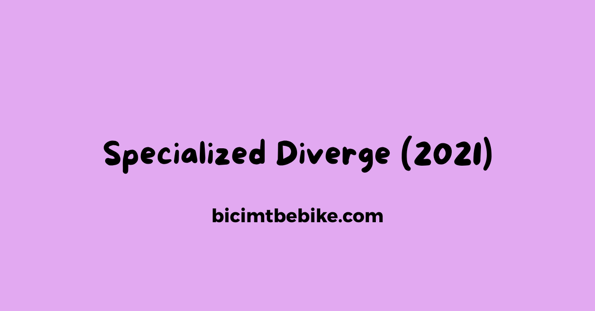 Specialized Diverge 2021 copertina