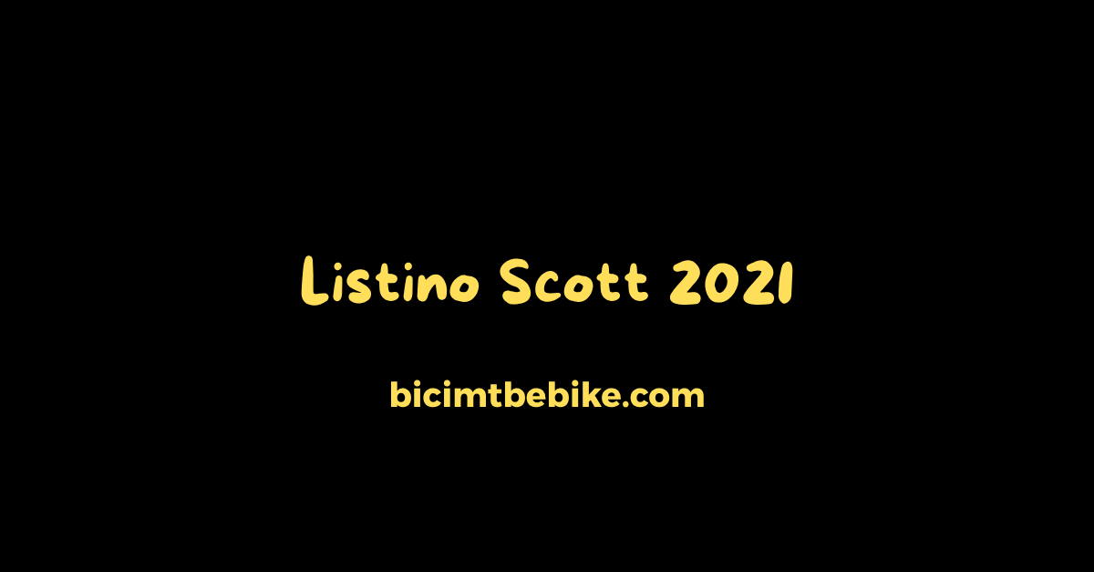 Listino Scott 2021 cover