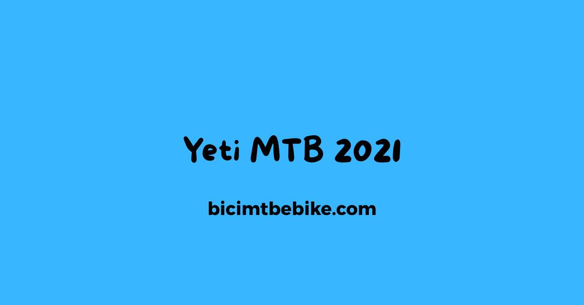 Yeti mtb 2021 cover