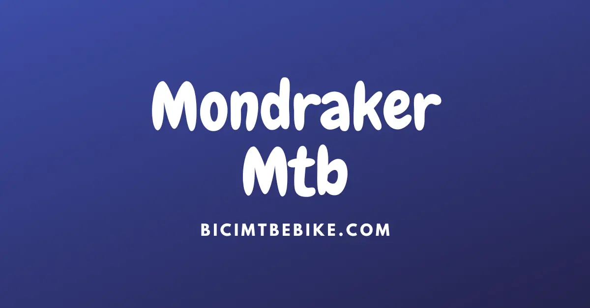 Mondraker mtb foto cover