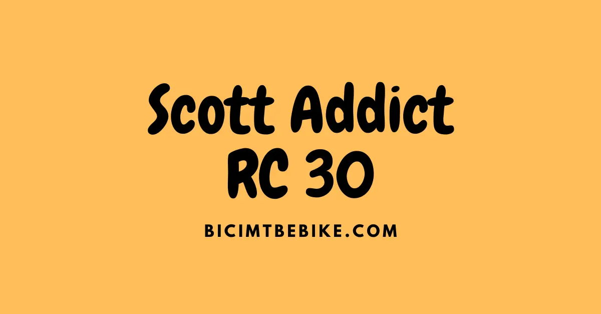 Scott Addict RC 30, cover