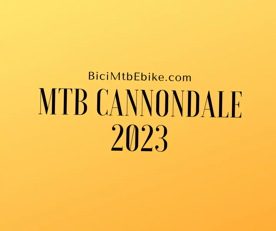 Foto di copertina del post sul catalogo mtb Cannondale 2023