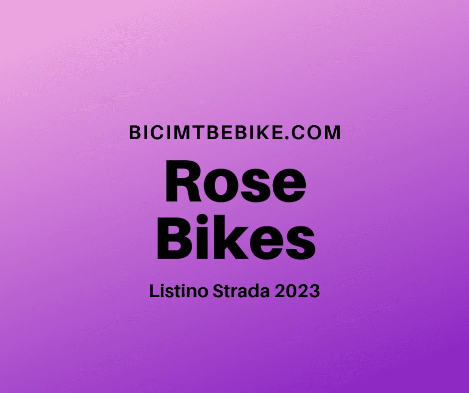 Foto header del post sulle bici da strada Rose 2023