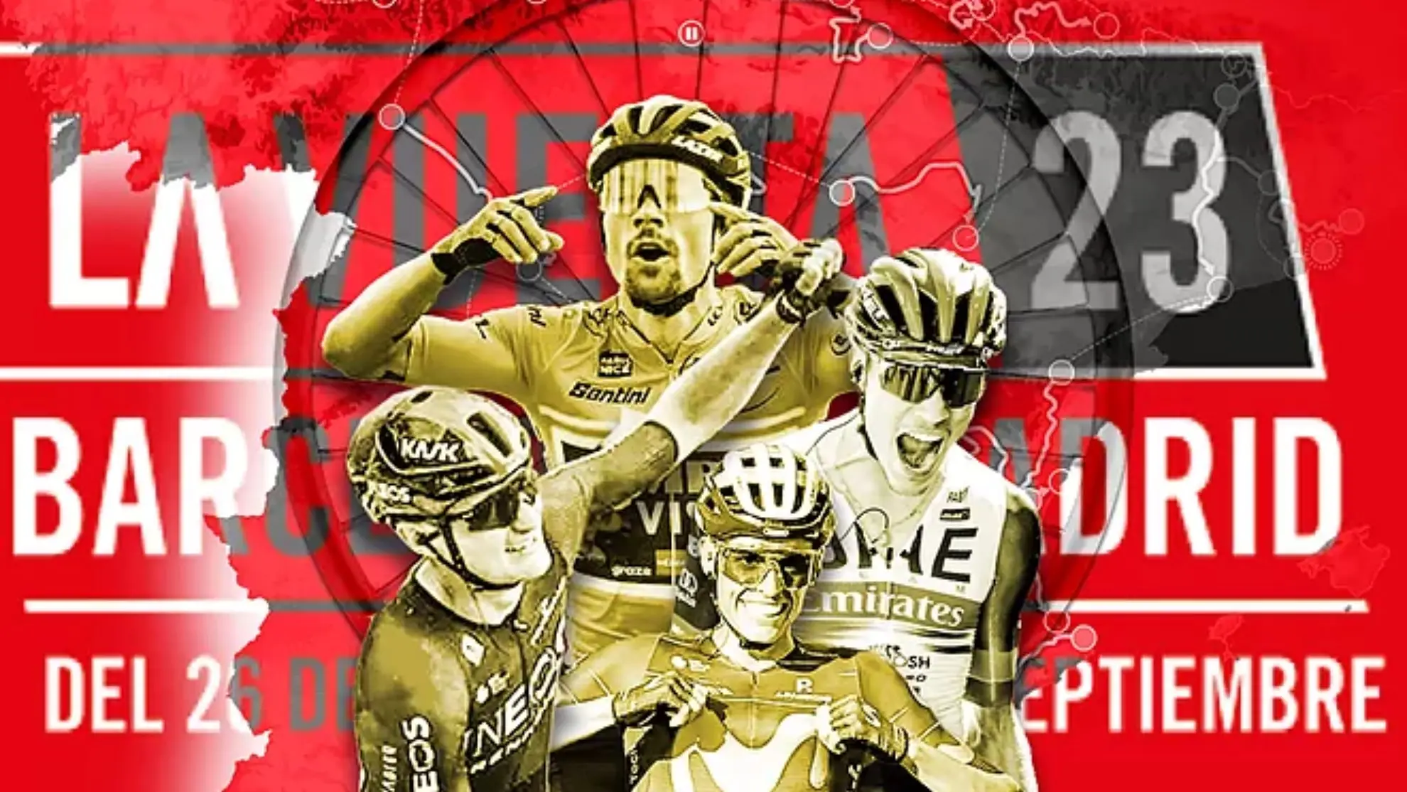 Foto di copertina del post sulla Vuelta di Spagna 2023
