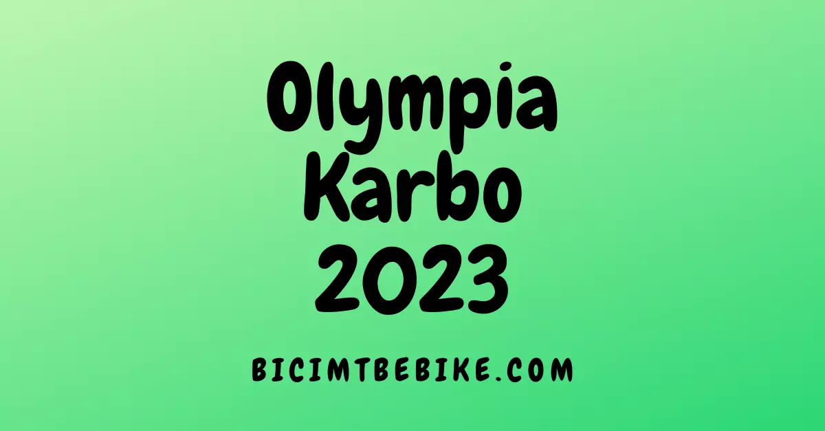Foto cover del post sull'Olympia Karbo Edge 2023