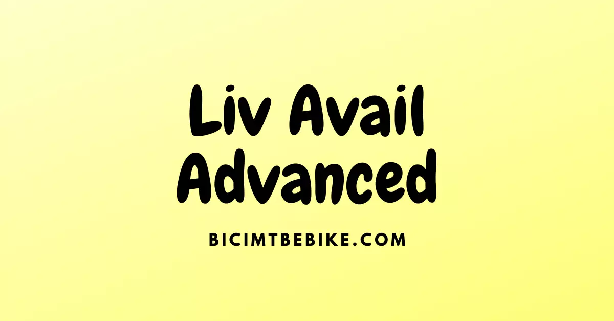 Foto cover del post sulle Liv Avail Advanced 2024