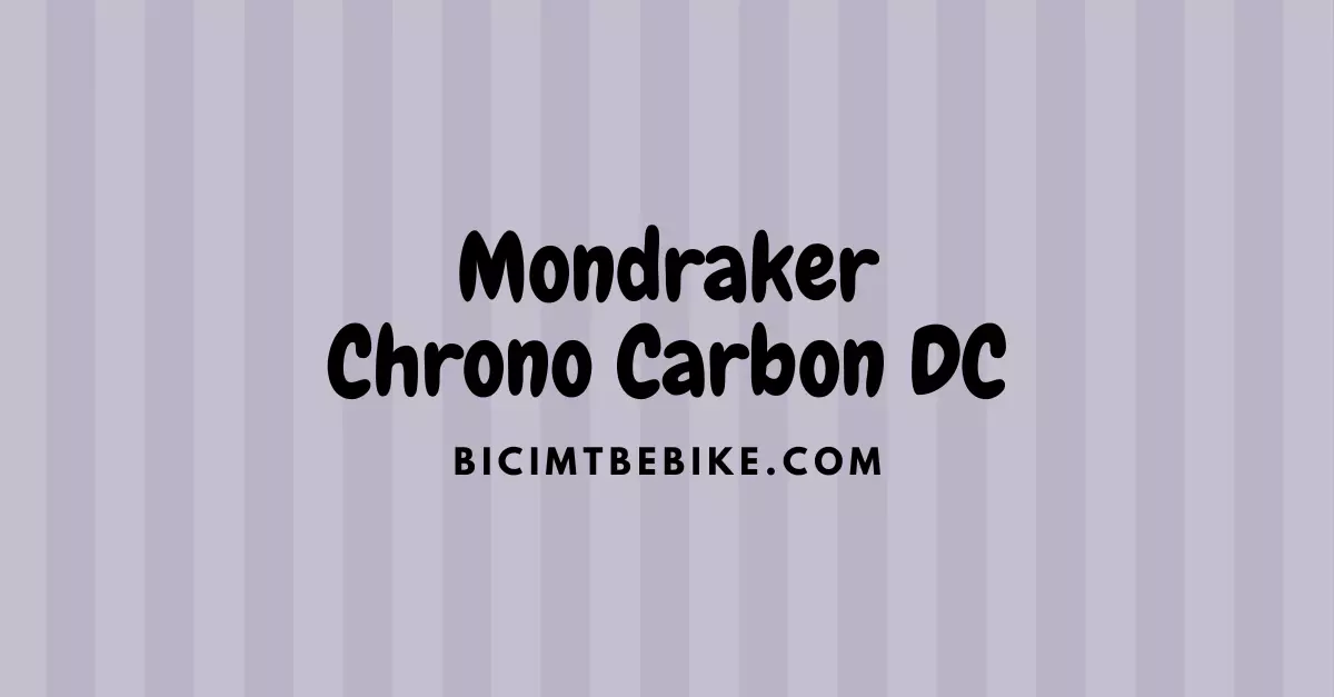 Mondraker Chrono Carbon DC 2024, foto header