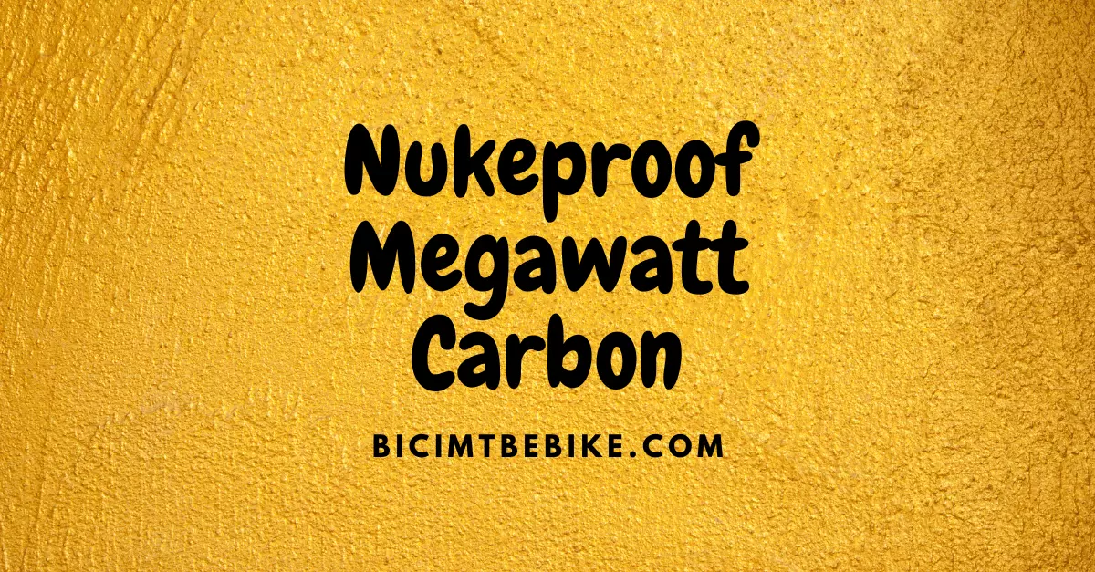 Nukeproof Megawatt Carbon, foto di copertina