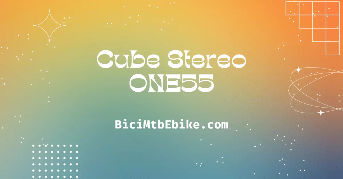 Cube Stereo ONE55, immagine di copertina