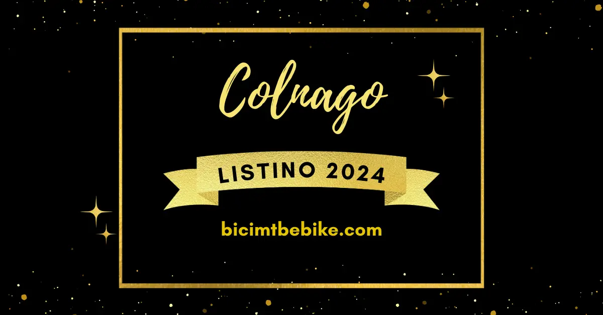 Foto cover listino bici Colnago 2024