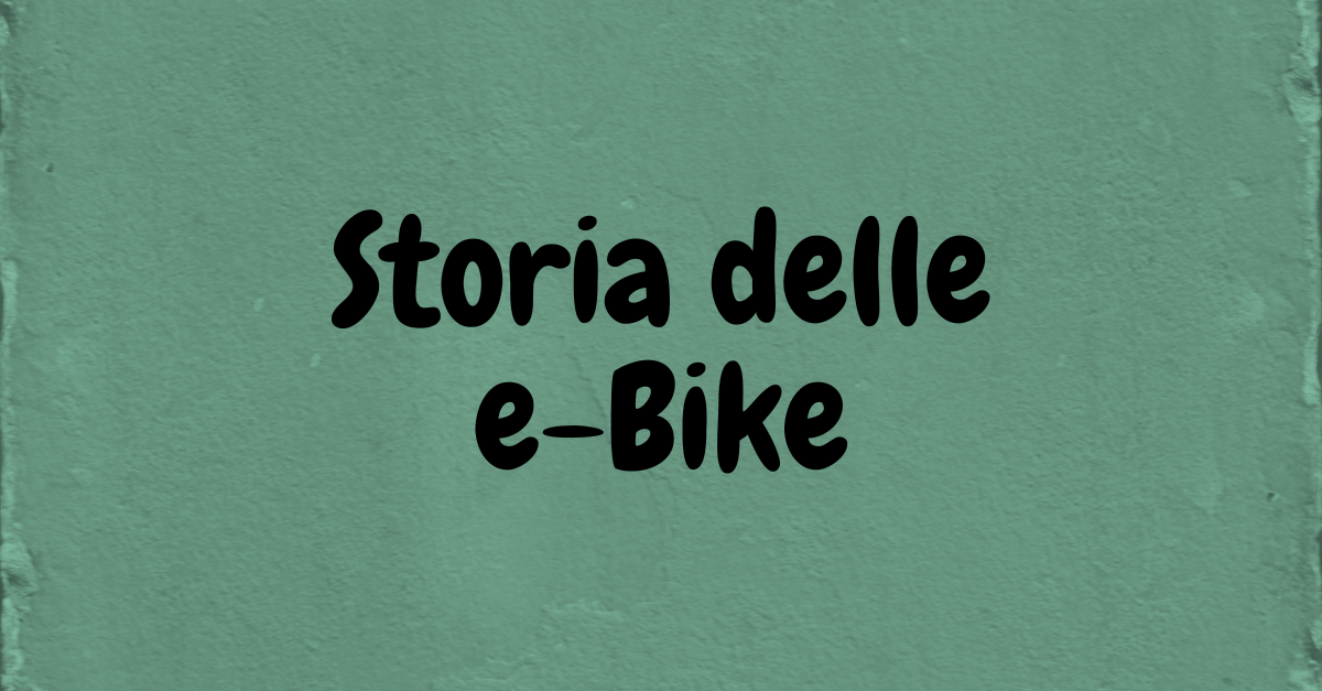 Storia delle ebike, foto cover