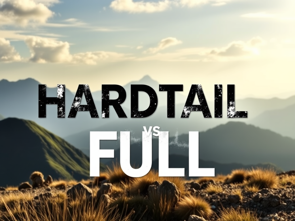 Scritta: "Hardtail vs Full"