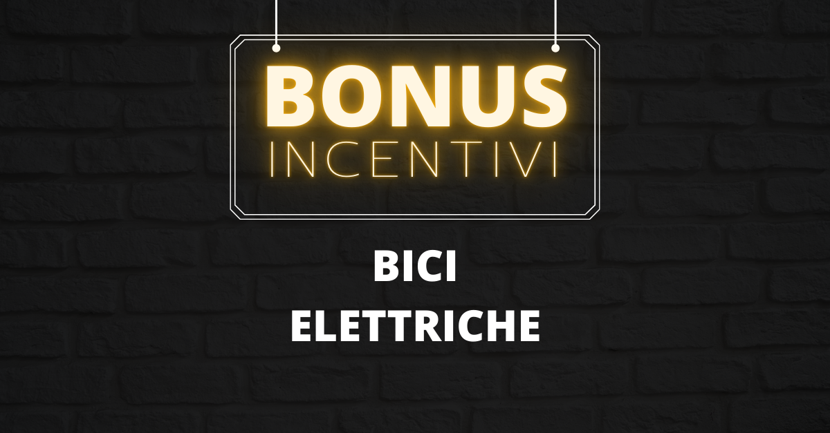 Bonus e incentivi per e-bike, copertina