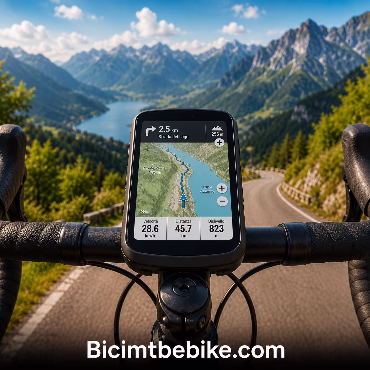 Ciclocomputer con GPS, immagine di copertina
