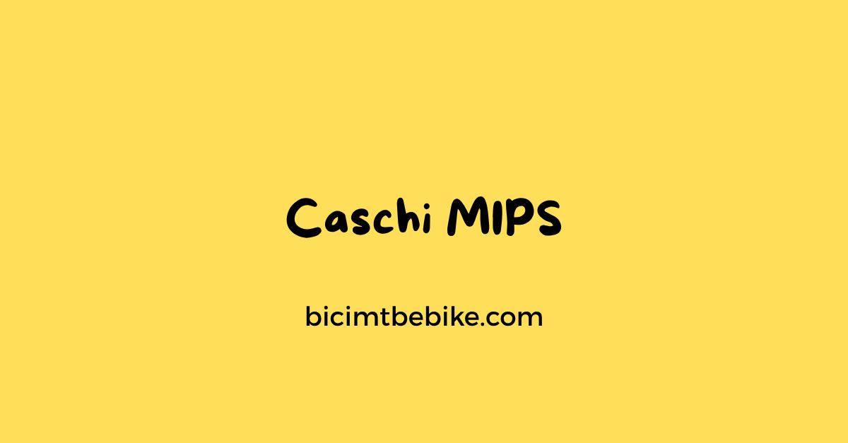 Caschi da bici con sistema MIPS, cover